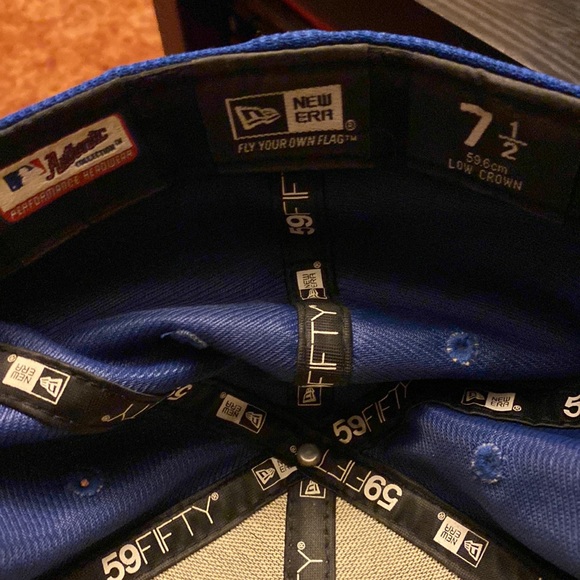 New York Mets New Era 59FIFTY Fitted Hat. Size 7 1/2. MLB Authentic Collection - Picture 5 of 5